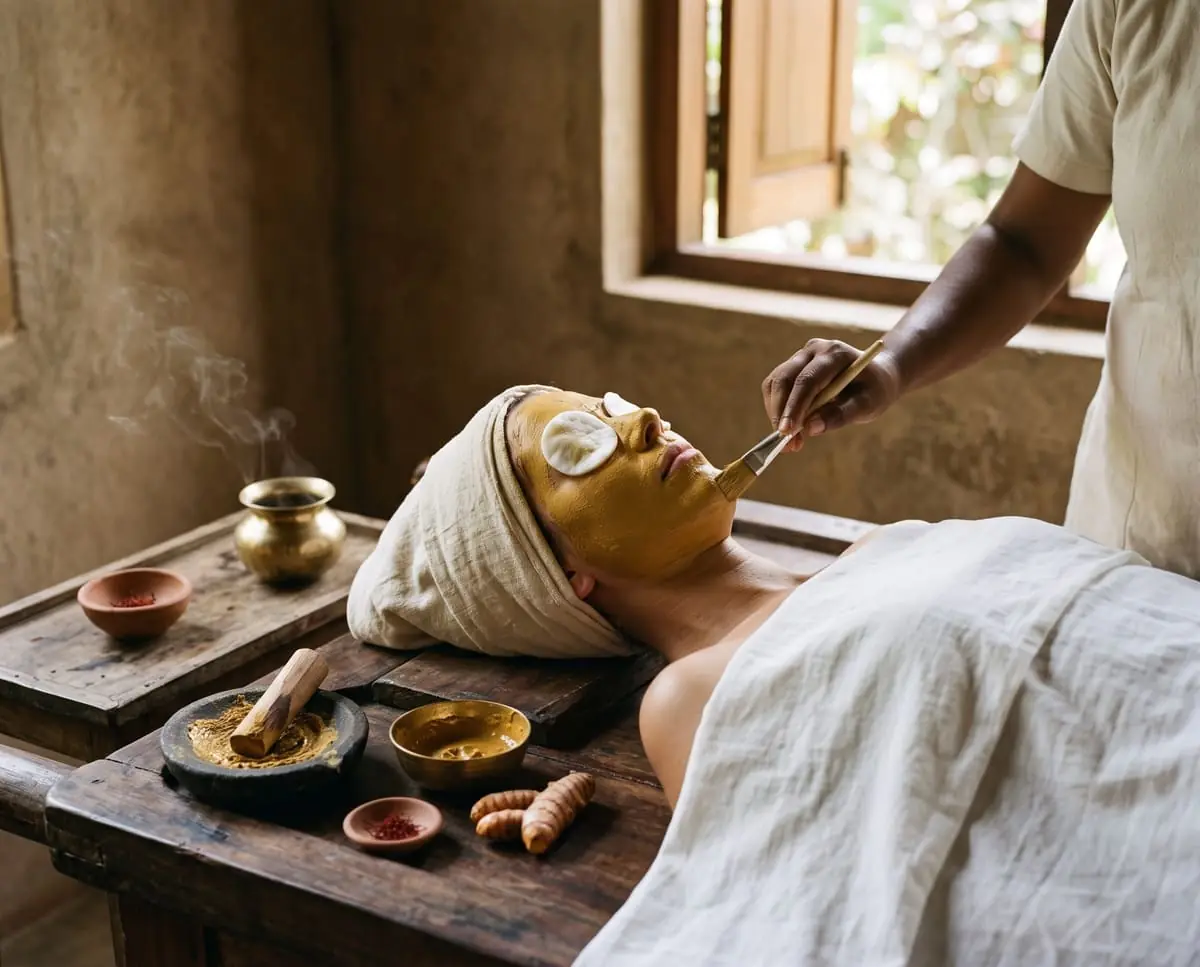 Botanical Face Rejuvenation (Mukha Lepana & Herbal Steam)